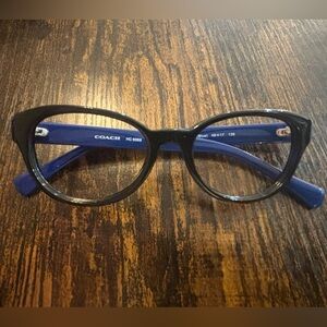 Coach eyeglass frames | blue and black | like new